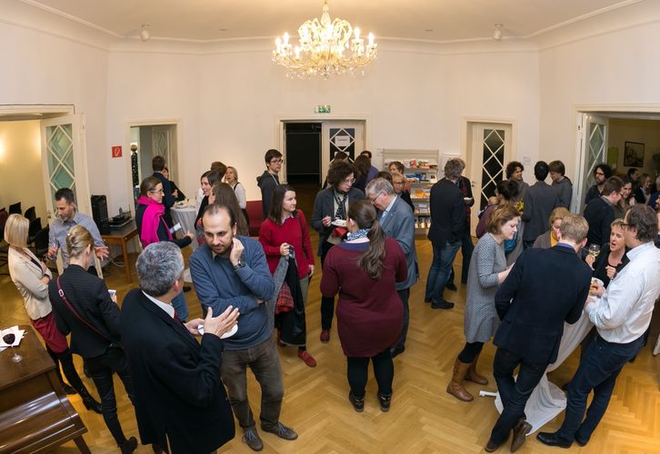 Der Jahresempfang der Research Academy Leipzig findet am 6. Februar 2020 statt und lädt zum Austausch ein. Foto: Swen Reichhold