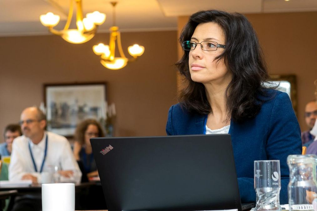 zur Vergrößerungsansicht des Bildes: Am 15. und 16. Oktober 2018 widmeten sich Expertinnen und Experten gemeinsam mit interessierten jungen Forschenden dem Thema Forschungsdatenmanagement. Foto: Swen Reichhold
