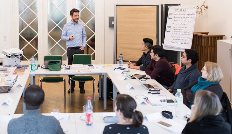 Promovierende bei einem unserer Workshops